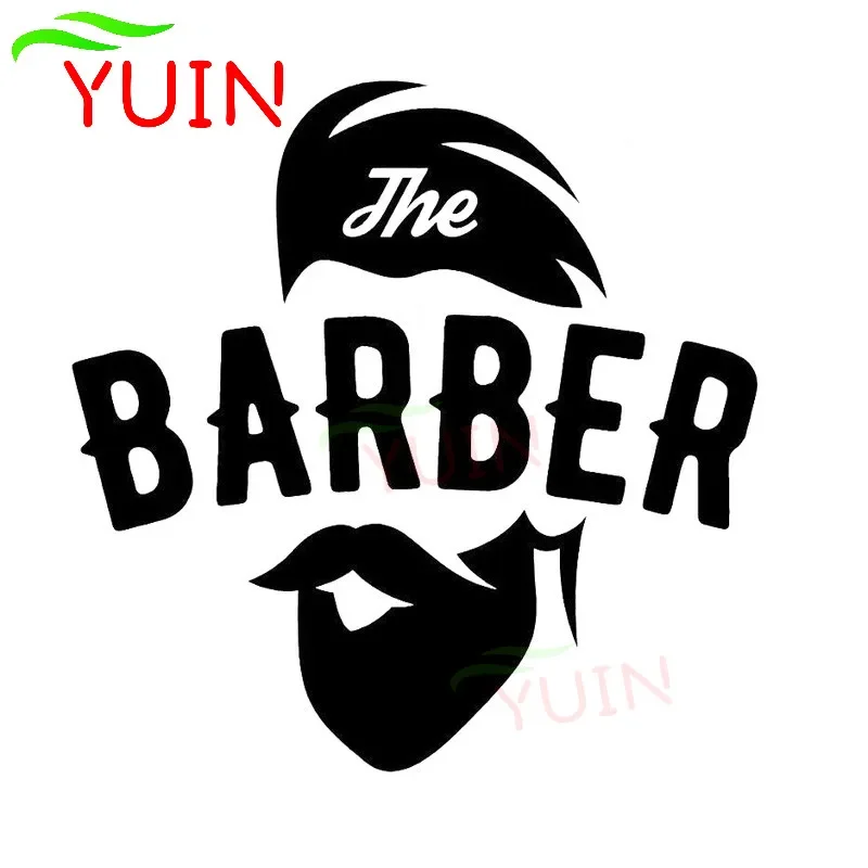 Car Accessories Shop - Car Sticker Barber Shop Salon Mustache
