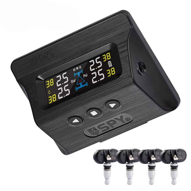 Tire Pressure Monitor - Universal Solar Power Car TPMS Tire