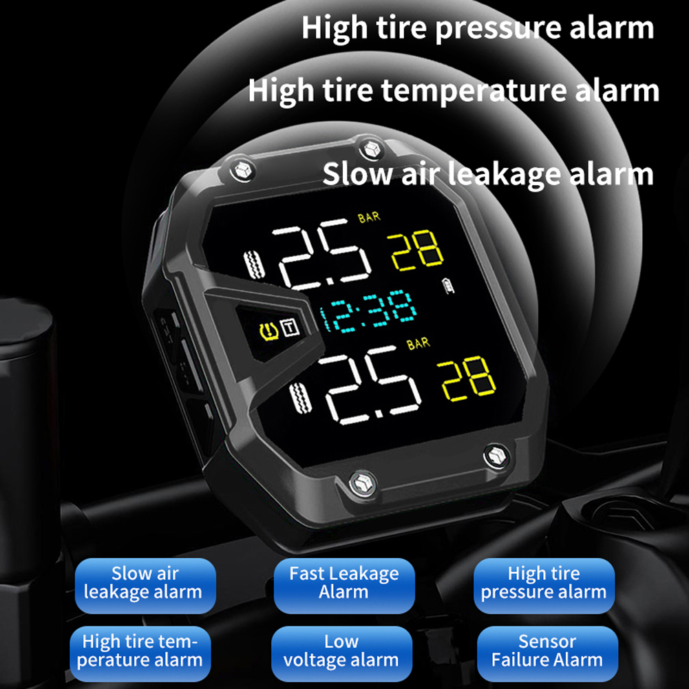 Motorcycle TPMS Tire Pressure  – обзор и цена Tire Pressure Monitor