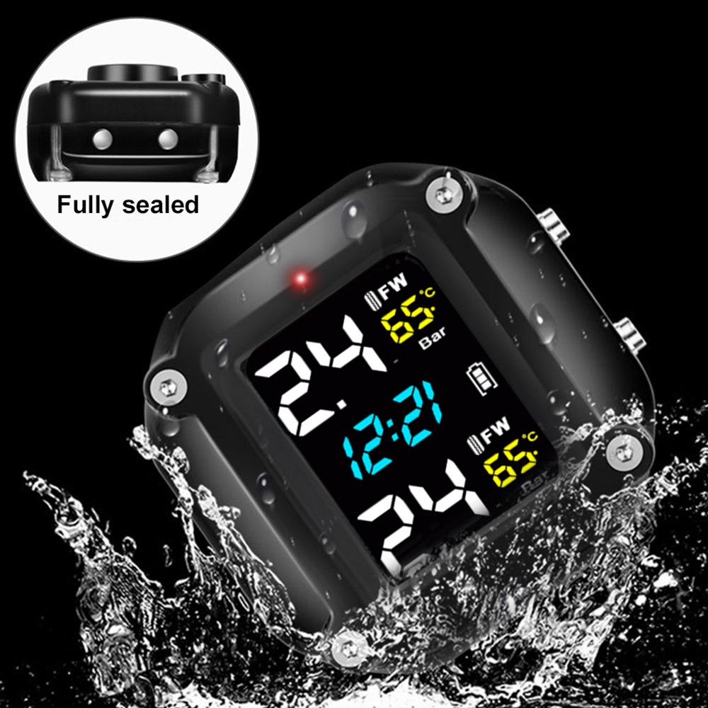 Motorcycle Tire Pressure Senso – обзор и цена Tire Pressure Monitor
