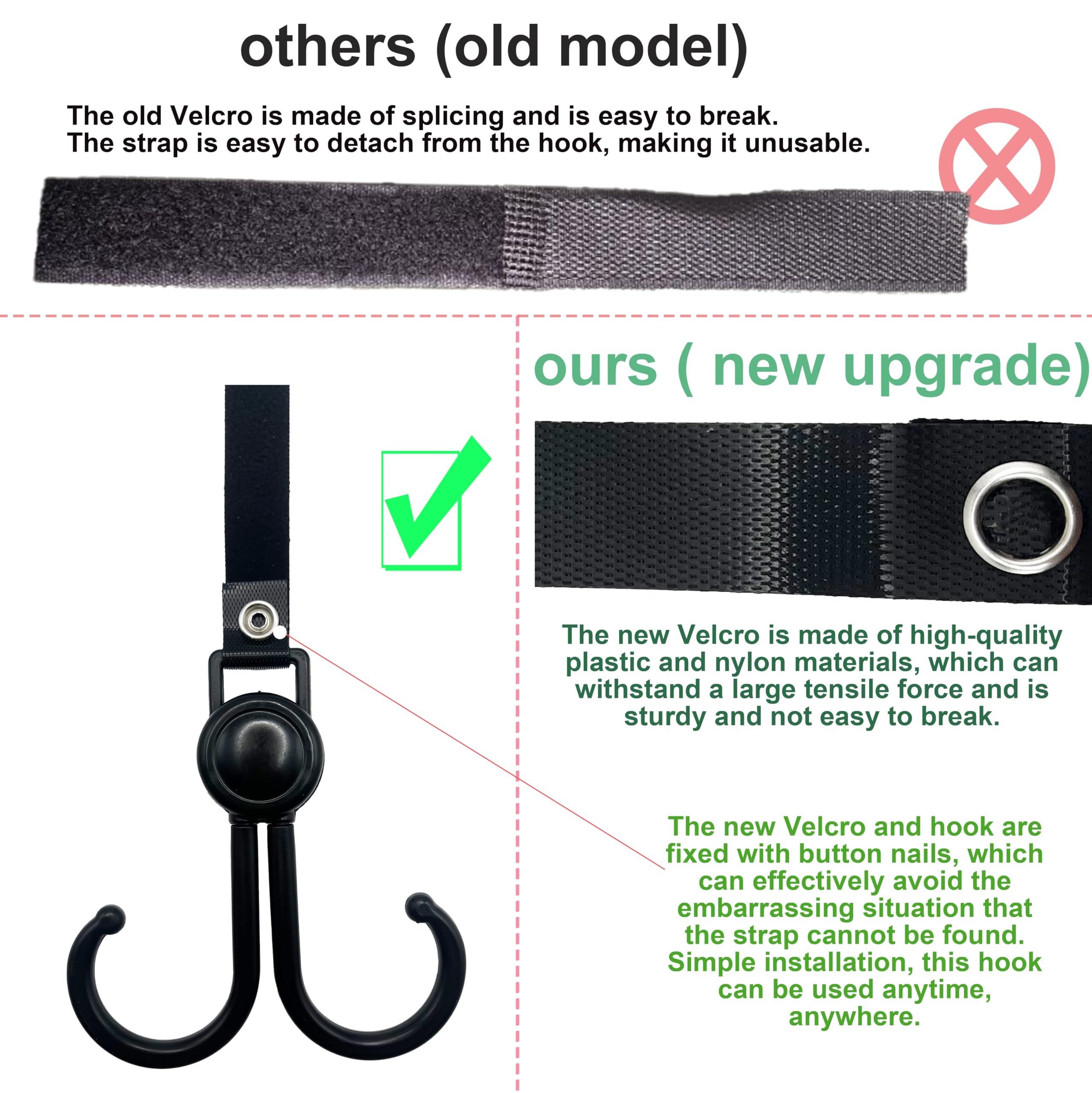 2PCS Hooks for Stroller Car Sh – обзор и цена Car Accessories Shop