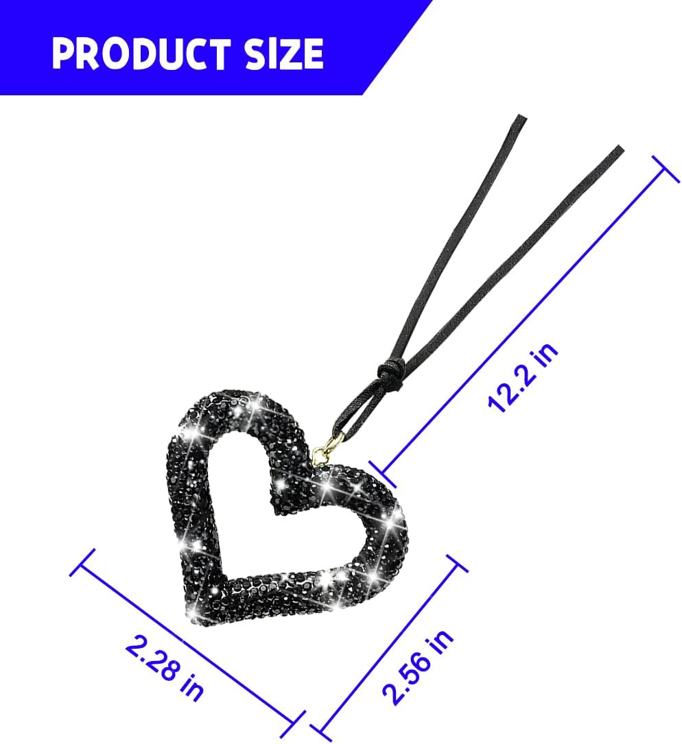 Bling Heart Car Hanging Access – обзор и цена Car Accessories Rear