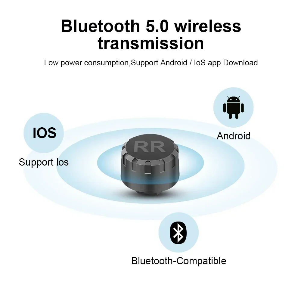 Motorcycle TPMS 2 Sensors Blue – обзор и цена Tire Pressure Monitor