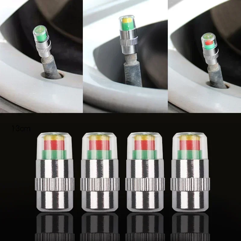 4/8PCS Car Tire Valve Caps wit – обзор и цена Tire Pressure Monitor