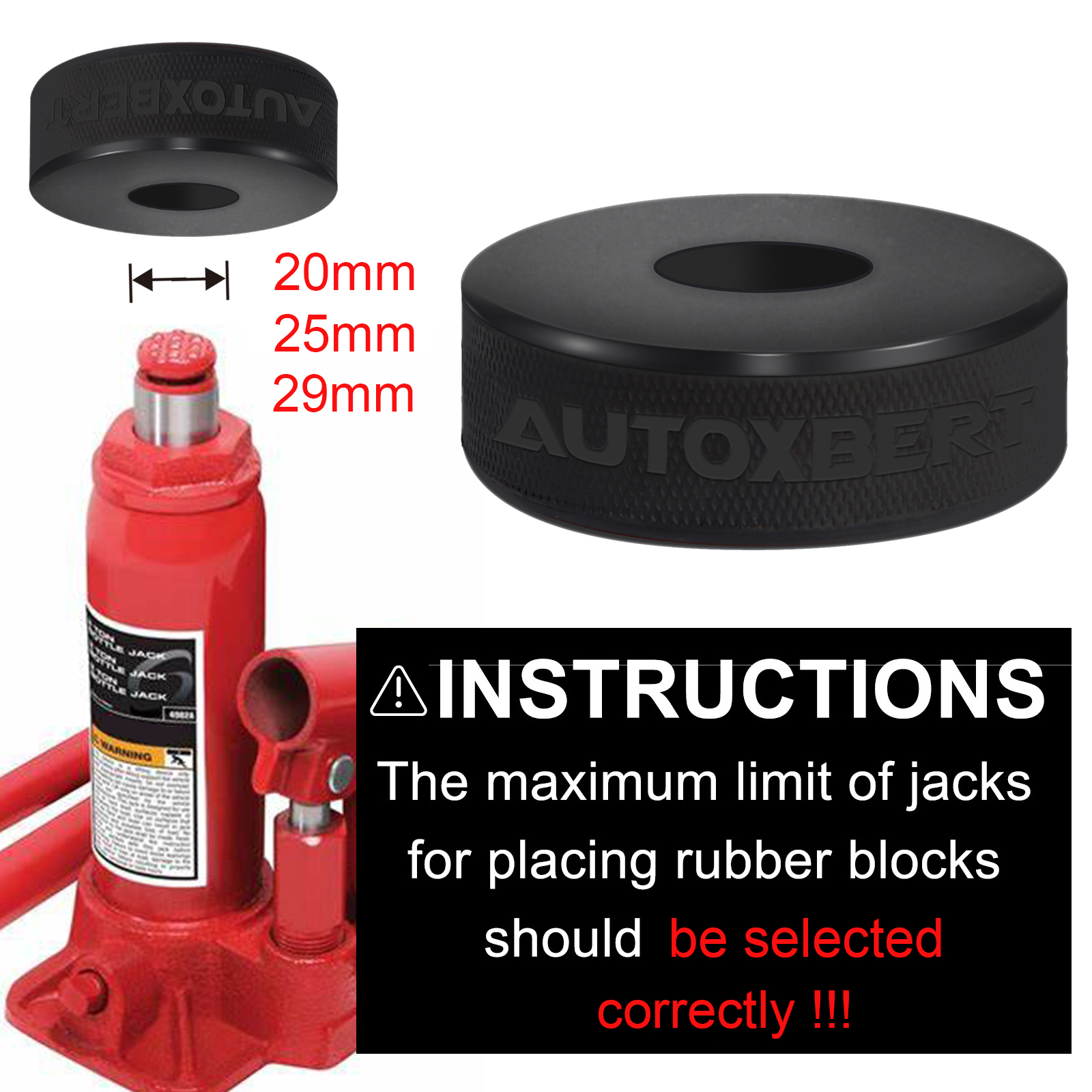 Rubber Bottle Jack Pad Support – обзор и цена Car Accessories Shop