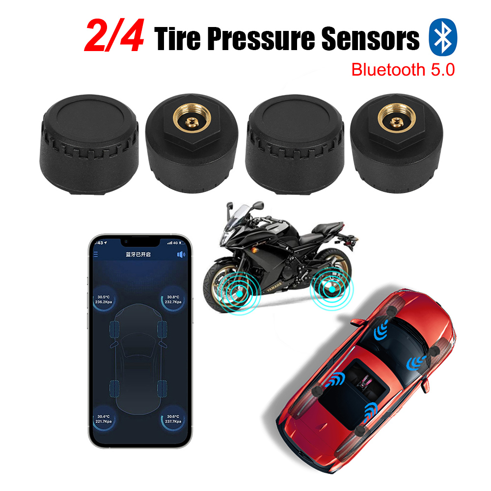 Bluetooth 5.0 Sensors Motorcyc – обзор и цена Tire Pressure Monitor