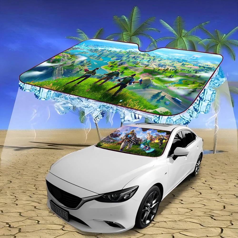 Cartoon Game F-FortniteS Car W – обзор и цена Car Accessories Rear