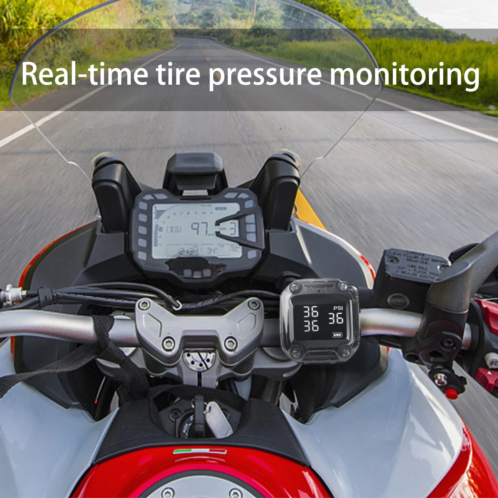 Motorcycle wireless tire press – обзор и цена Tire Pressure Monitor
