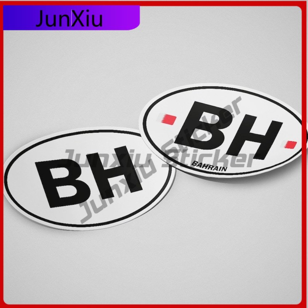 Bahrain Flag Sticker Oval-shap – обзор и цена Car Accessories Bahrain