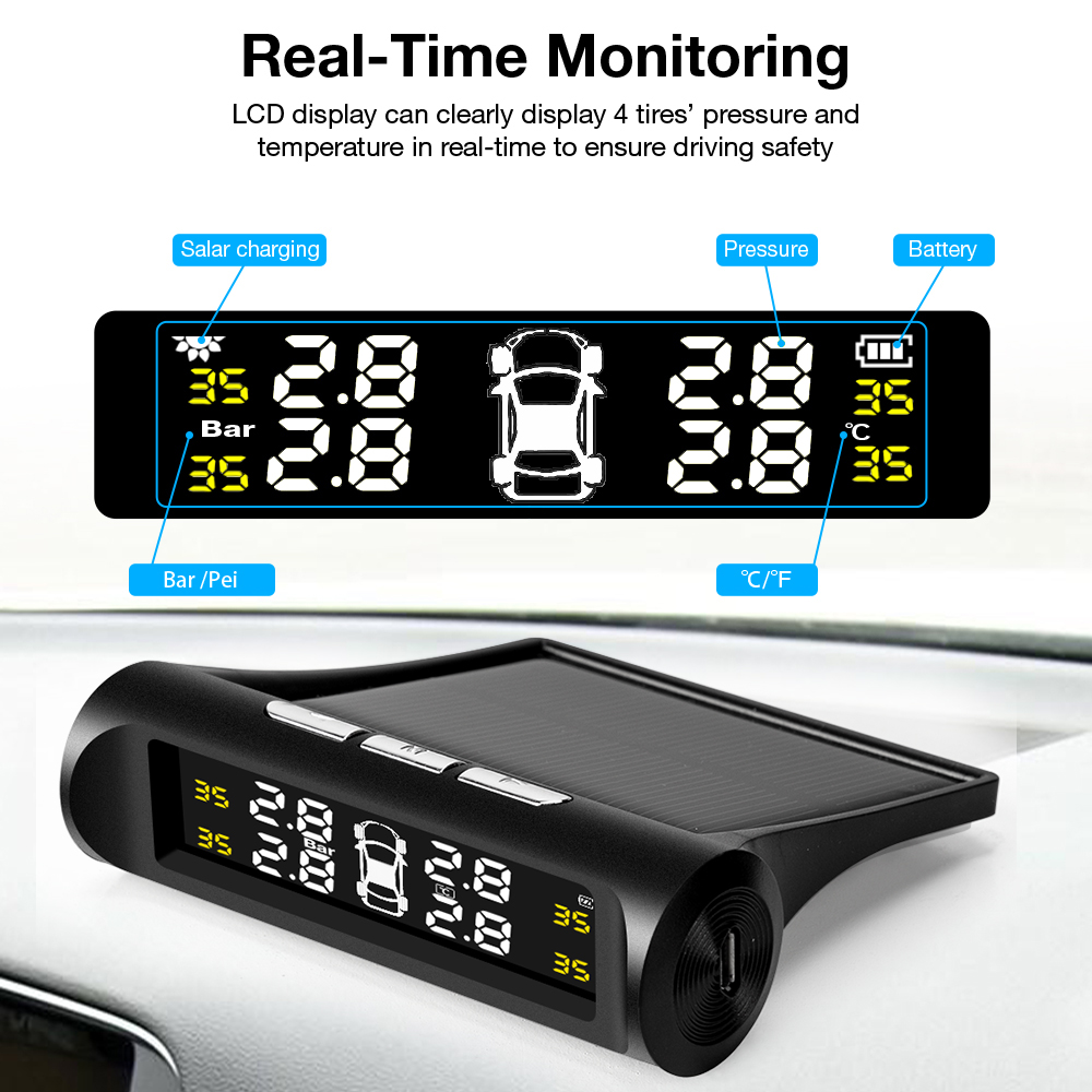 Car TPMS Tire Pressure Monitor – обзор и цена Tire Pressure Monitor