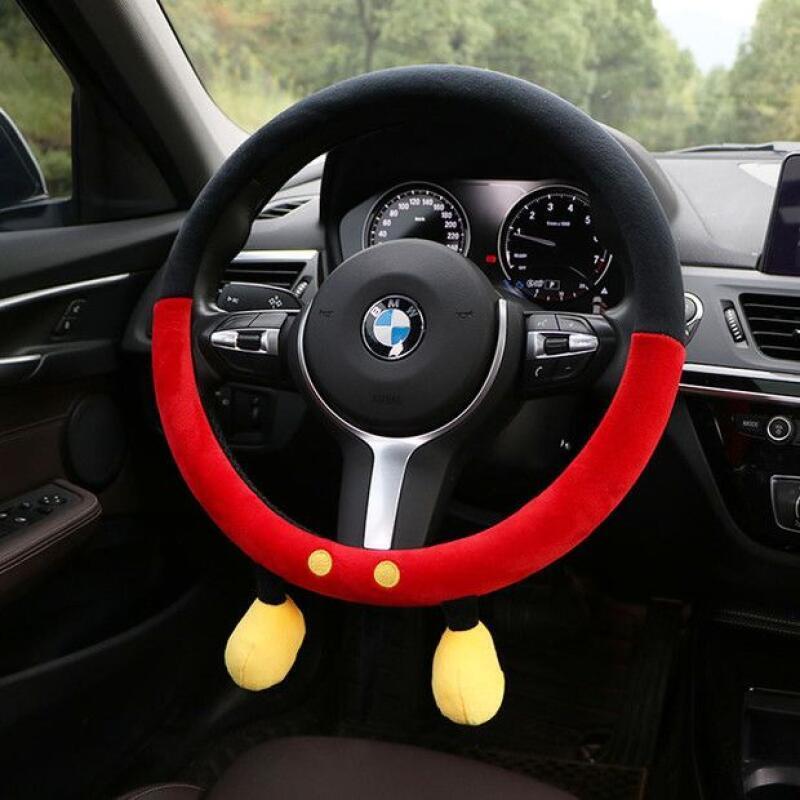 Cute Disney Plush Steering Whe – обзор и цена Car Accessories For Winter